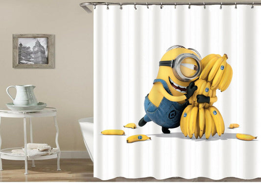 Minions Favorite Food Shower Curtain.