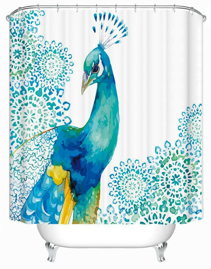 Royal Peacock Shower Curtain.