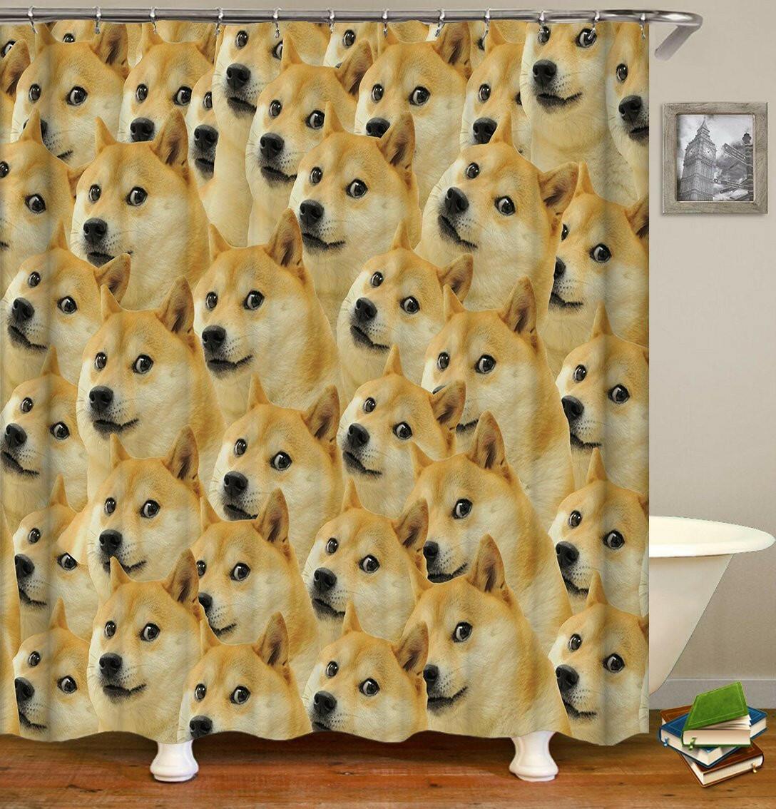 Doge, Doge, Doge... Shower Curtain.