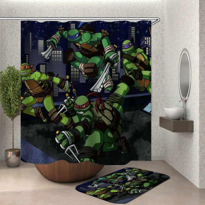 Ninja Turtles Shower Curtain.