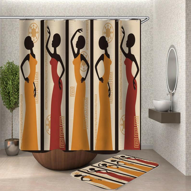 African Women Shower Curtain.