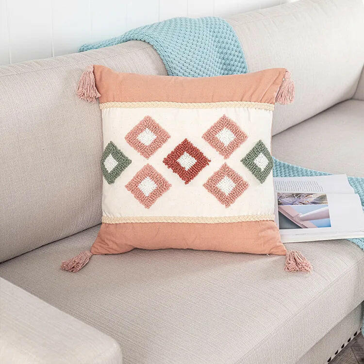 Geometric Moroccan Cushion Cover.