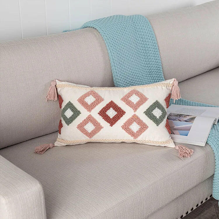 Geometric Moroccan Cushion Cover.