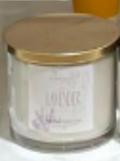 Peaches and Prosseco Scented 4 wick 36oz Candle