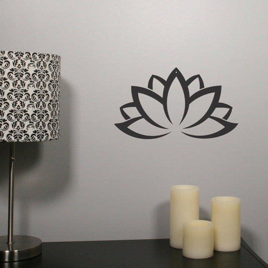 Lotus Flower - Metal Wall Art/Decor.