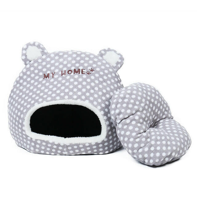 Lovely Pet Cats Beds Houses Thick Warm Sofa Kennel.