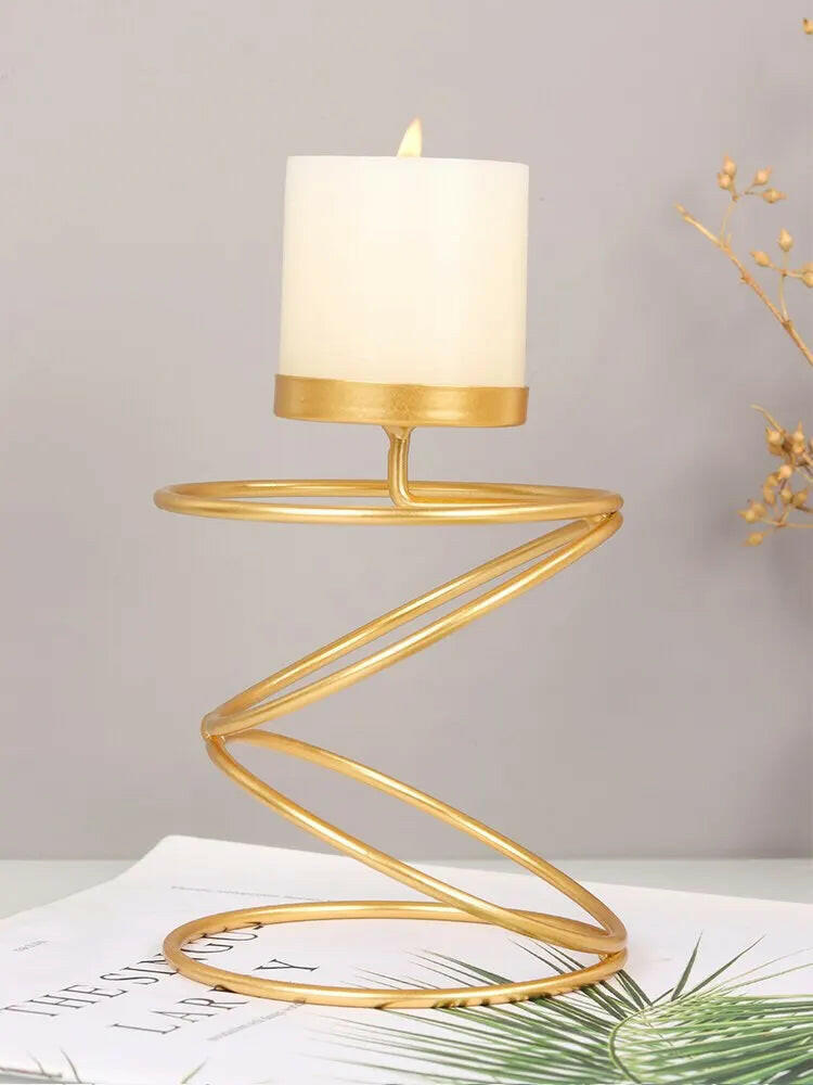 Luxury Style Metal Candle Holders.