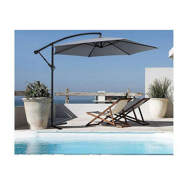 Milano 3M Outdoor Umbrella Cantilever Shade Deck Stand.