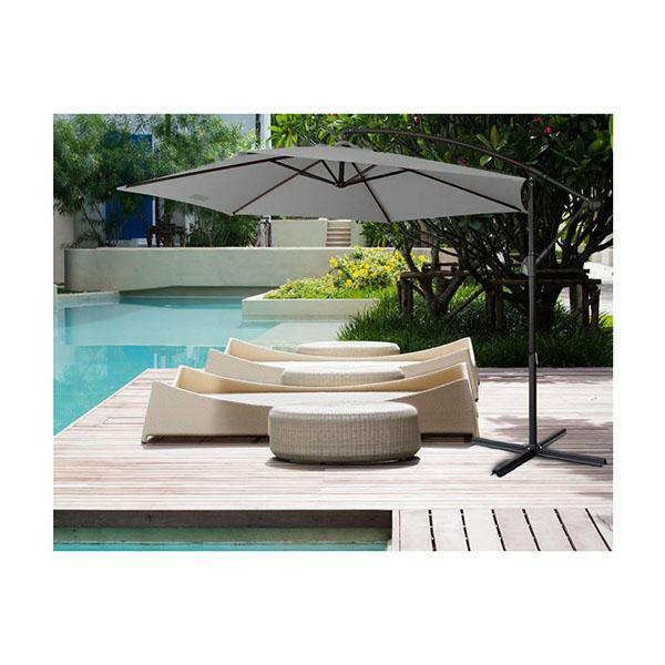 Milano 3M Outdoor Umbrella Cantilever Shade Deck Stand.