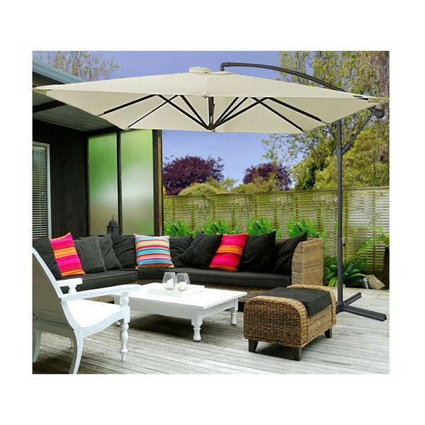 Milano Outdoor Umbrella Cantilever Garden Deck Patio Shade.