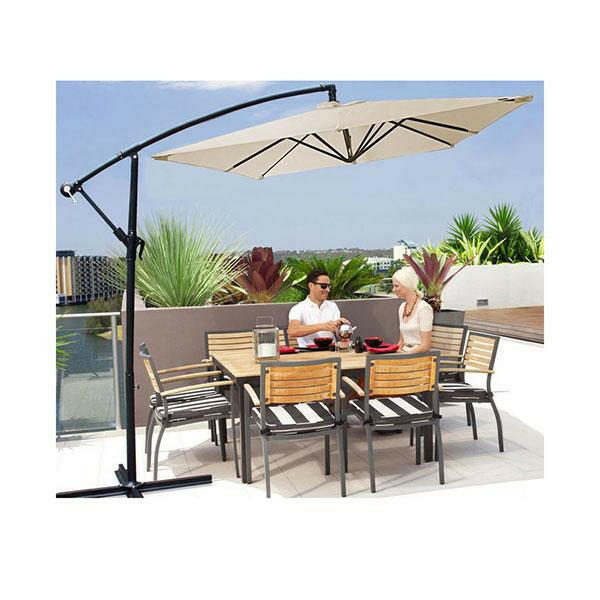 Milano Outdoor Umbrella Cantilever Garden Deck Patio Shade.