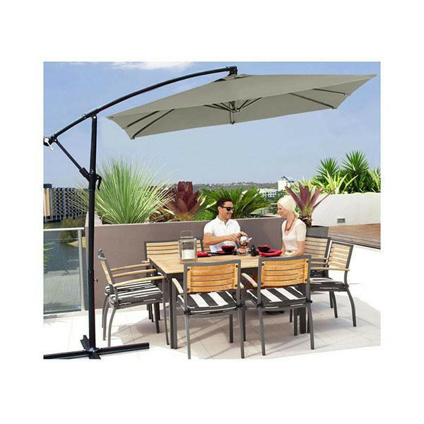 Milano Outdoor Umbrella Cantilever Garden Deck Patio Shade.