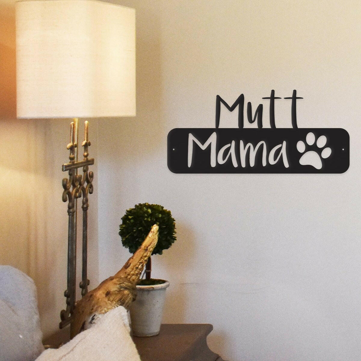 Mutt Mama - Metal Wall Art/Decor.