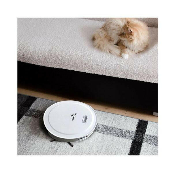 Mygenie Pet Smart Robotic Vacuum Cleaner White.