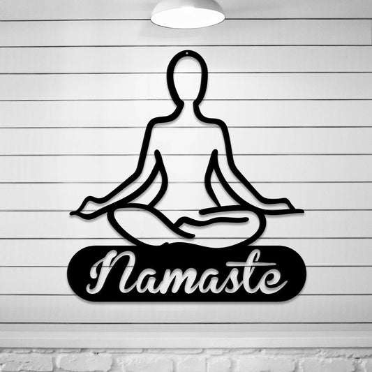 Namaste - Metal Wall Art/Decor.