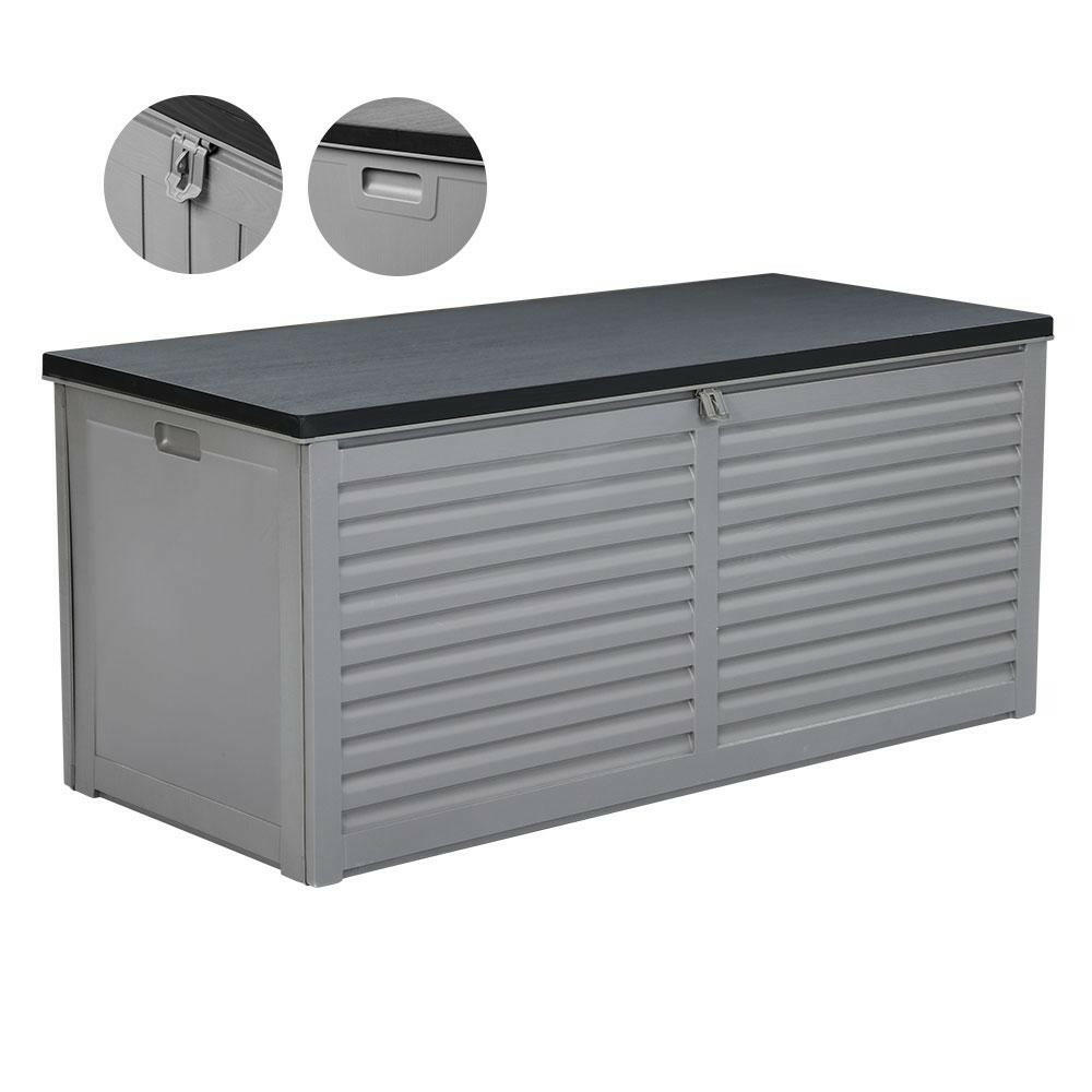 Gardeon Outdoor Storage Box 490L Bench Seat Indoor Garden Toy Tool.