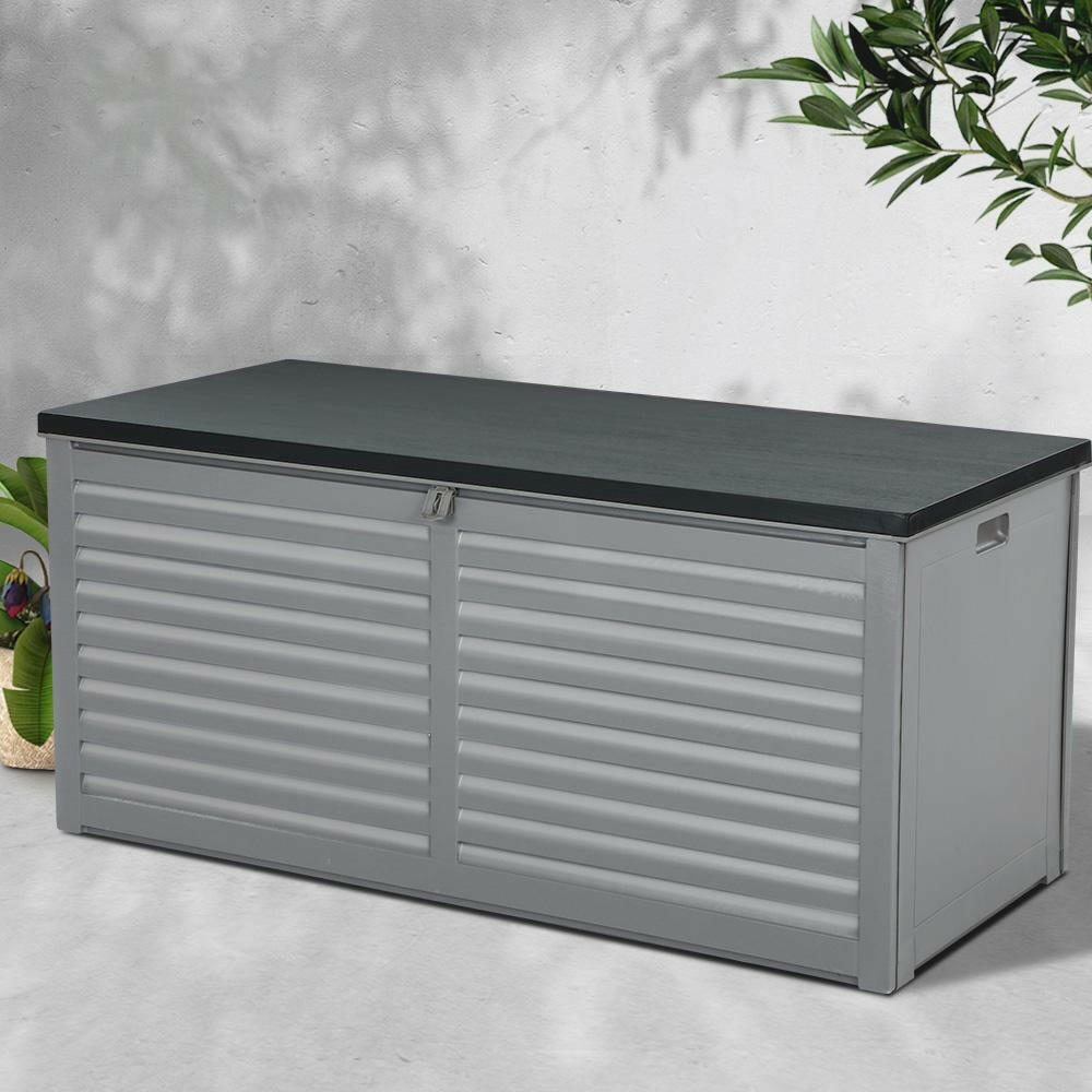 Gardeon Outdoor Storage Box 490L Bench Seat Indoor Garden Toy Tool.