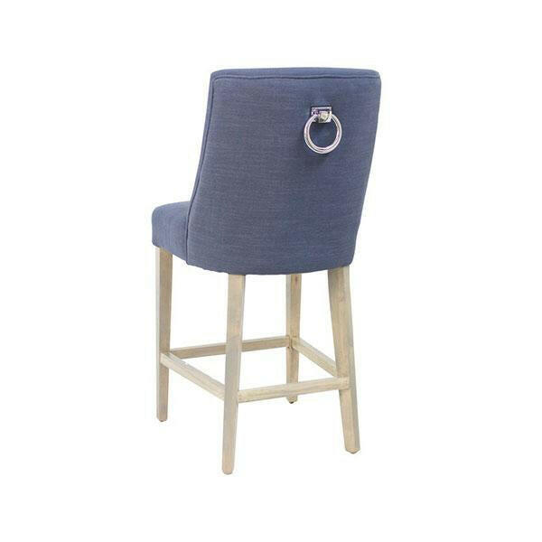 Ophelia Barstool Navy Blue.