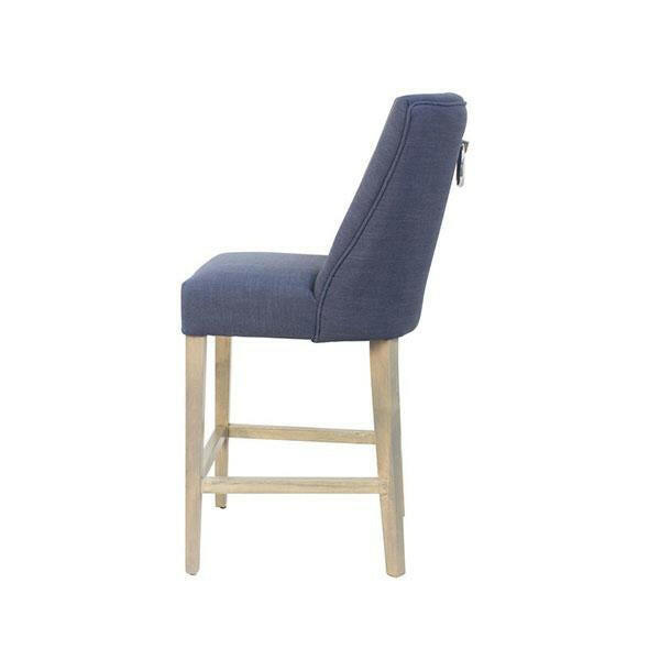 Ophelia Barstool Navy Blue.