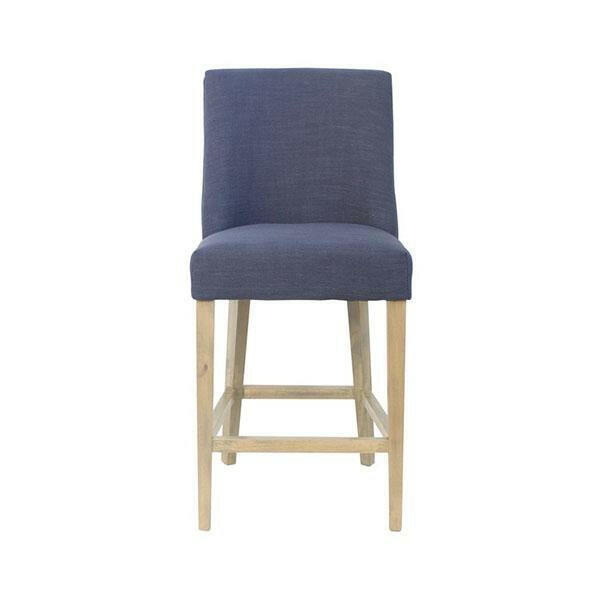 Ophelia Barstool Navy Blue.