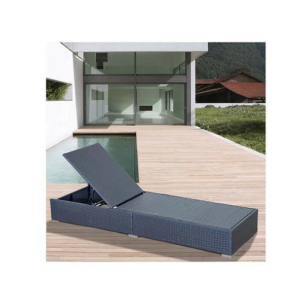 Outdoor 3 Piece Sunlounge Set Rattan Garden Day Bed Lounger.