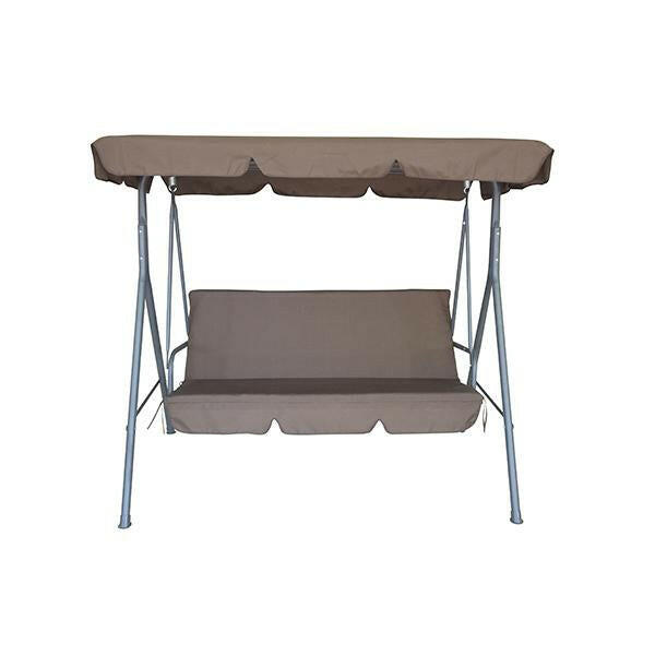 Outdoor Swing Bench Seat Chair Canopy Furniture 3 Seater Garden.