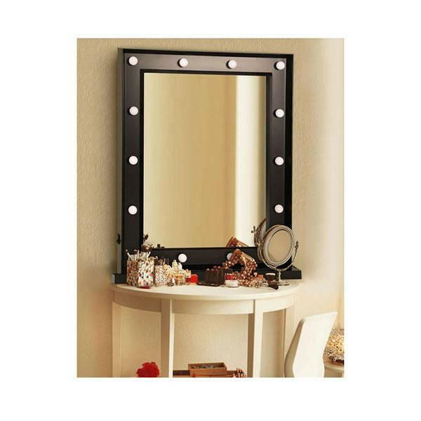 Paris Glam Vanity Led Illuminated Light Make Up Cosmetic Mirror.