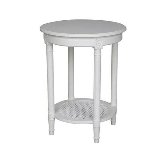 Polo Occasional Round Table White.