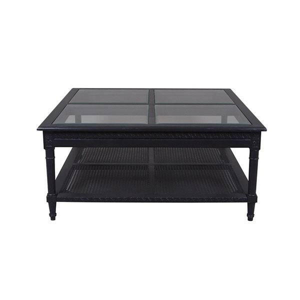 Polo Square Coffee Table Black.