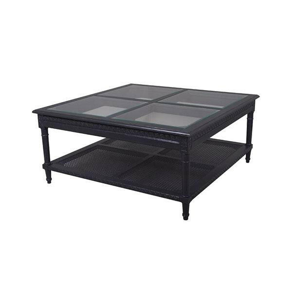 Polo Square Coffee Table Black.