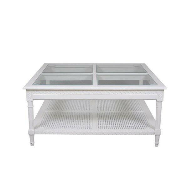 Polo Square Coffee Table White.