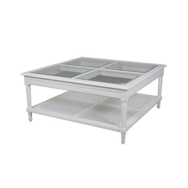 Polo Square Coffee Table White.