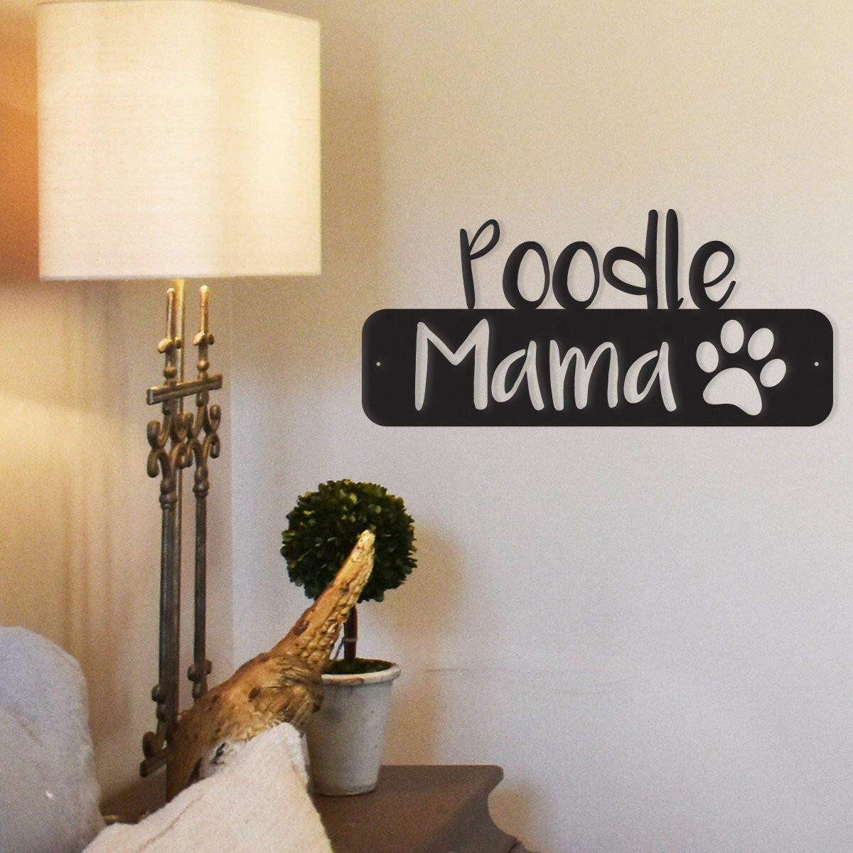 Dog Mama - Metal Wall Art/Decor.