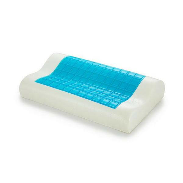 Royal Comfort Cooling Gel Contour Memory Foam Pillow Single Pack.