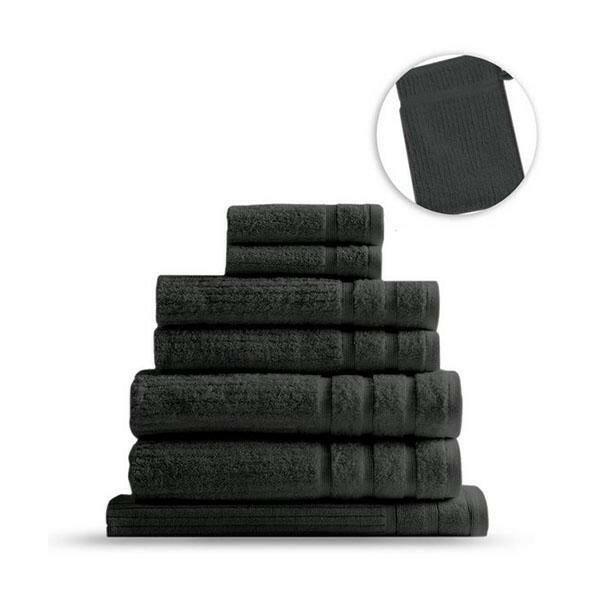 Royal Comfort Eden Egyptian Cotton 8 Piece Luxury Bath Towels Set.