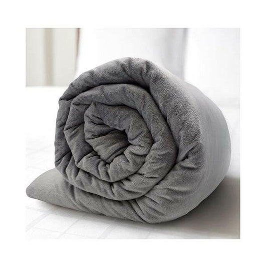 Royal Comfort Weighted Gravity Blanket Removable Cover Dark Grey.