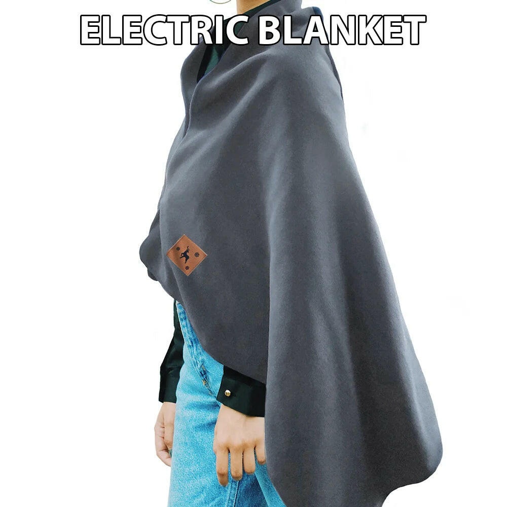 5V Fashion Plug-And-Play Easy Heating Shawl Blanket.