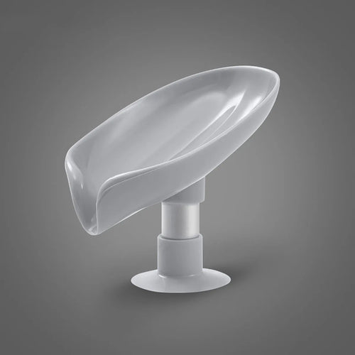 Leaf Shape Soap Box Drain Soap Holder Bathroom Accessories Suction Cup.