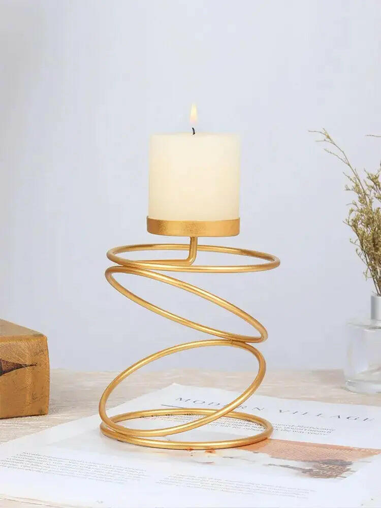 Luxury Style Metal Candle Holders.