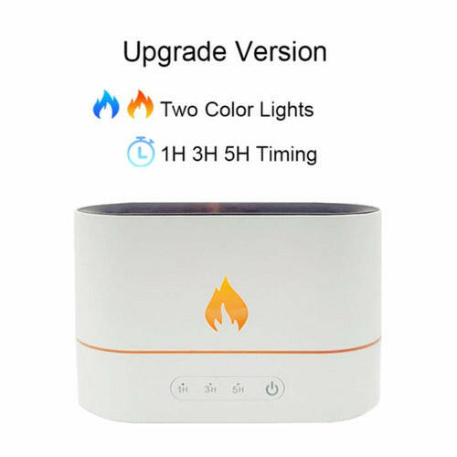 Essential Oil Diffuser With Flaming Effect And Timer.