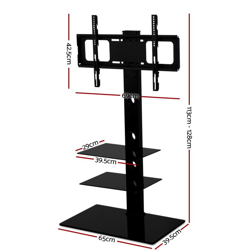 Artiss Floor TV Stand Bracket Mount Swivel Height Adjustable 32 to 70