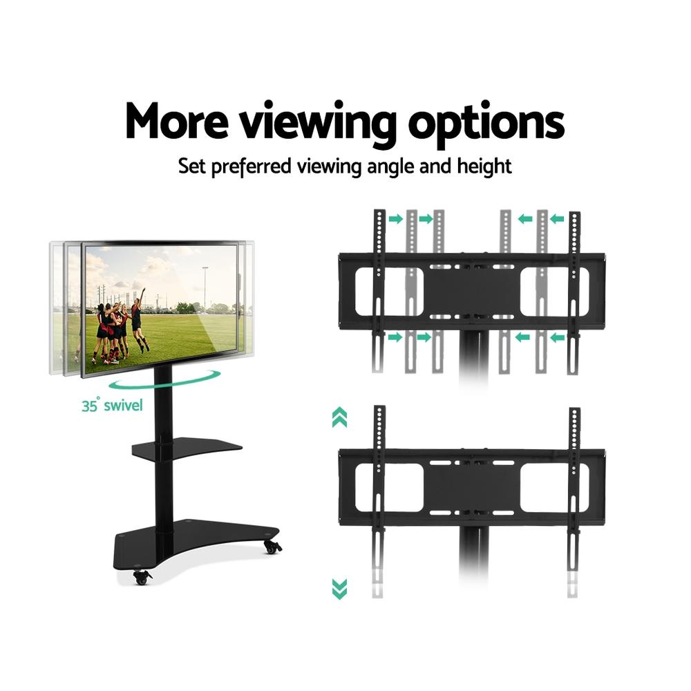 Artiss Floor TV Stand Brakcket Mount Swivel Height Adjustable 32 to 70