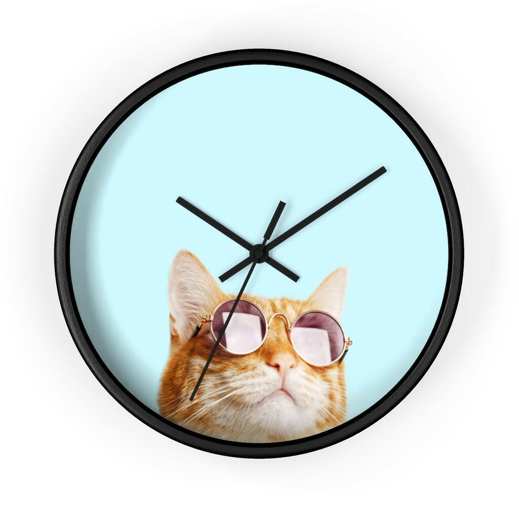 Cat is Alway's Right Wall clock.