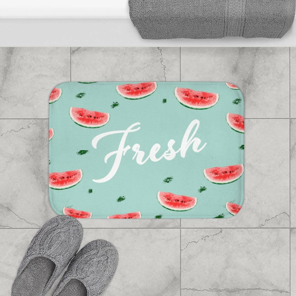 Fresh Watermelon Bath Mat.