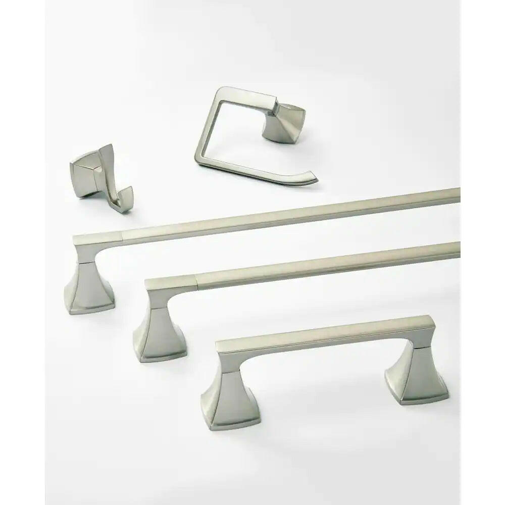 Venturi Toilet Paper Holder in Spot Defense Brushed Nickel.