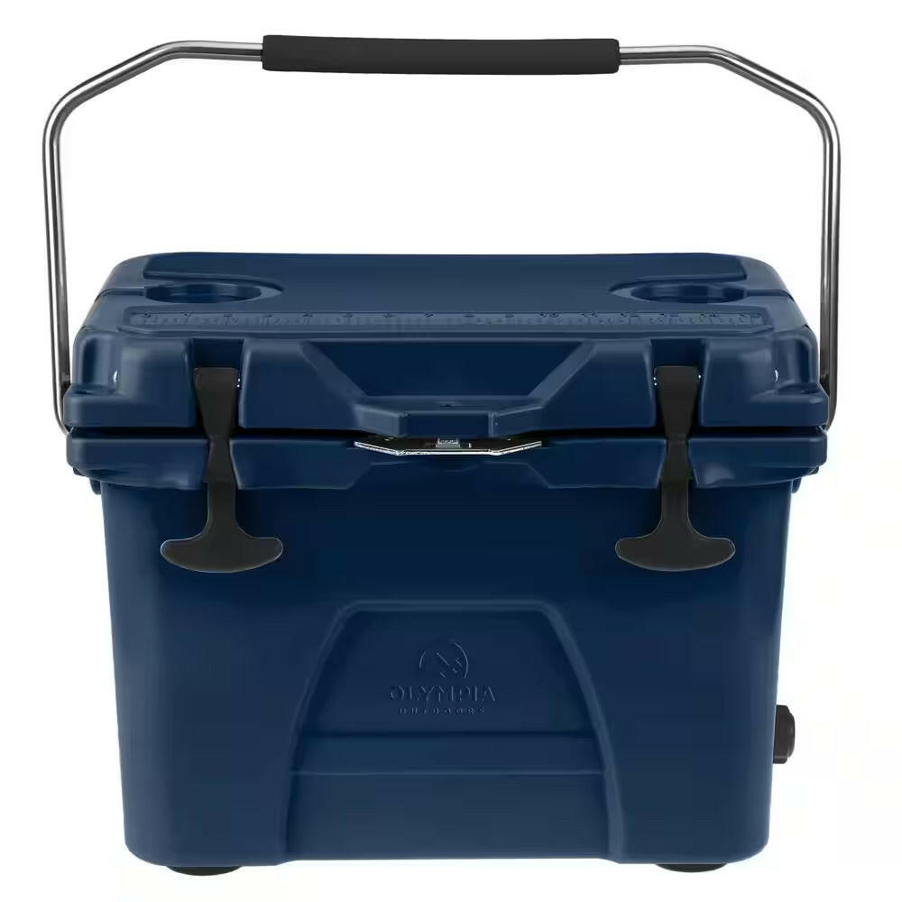 High Performance Blue 20 QT. Portable Chest Cooler - Durable Construction, Insulated Design, Outdoor Ready.