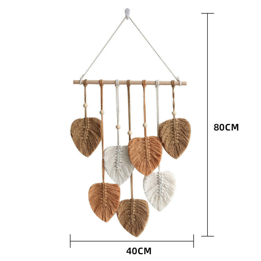 Macrame Leaf Wall Hanging.