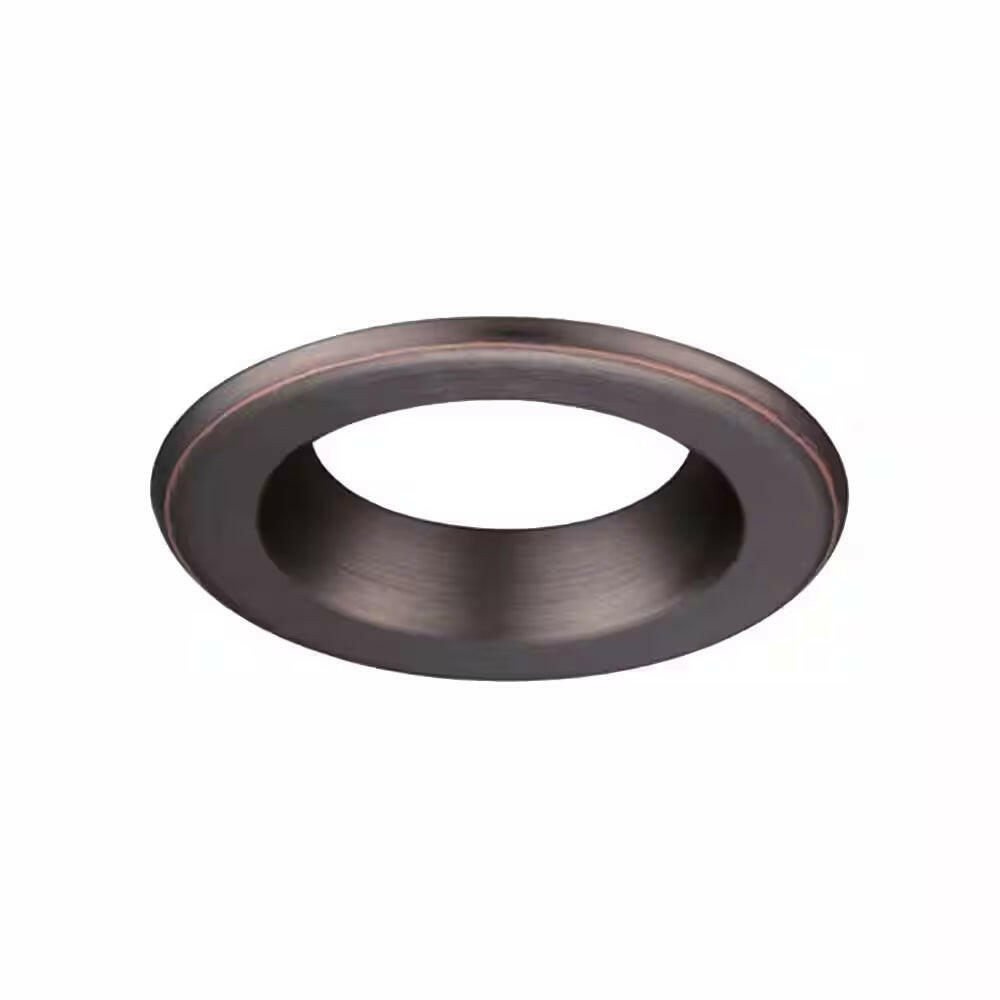 4 In. Bronze Recessed Can Light LED Trim Ring.