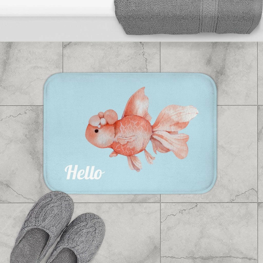 Koi Goldfish Bath Mat.