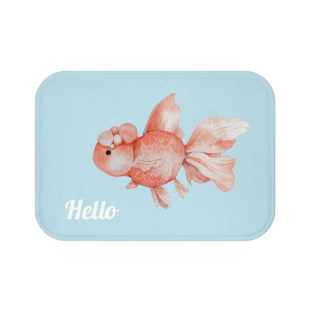 Koi Goldfish Bath Mat.